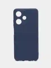 Темно-синий чехол Infinix Hot 30i / Инфиникс Хот 30Ай, силиконовый, матовый