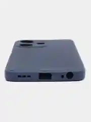 Темно-синий чехол Infinix Hot 30i / Инфиникс Хот 30Ай, силиконовый, матовый