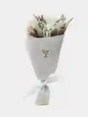 Серый букет сухоцветы, 35 см