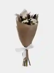 Черный букет сухоцветы, 35 см
