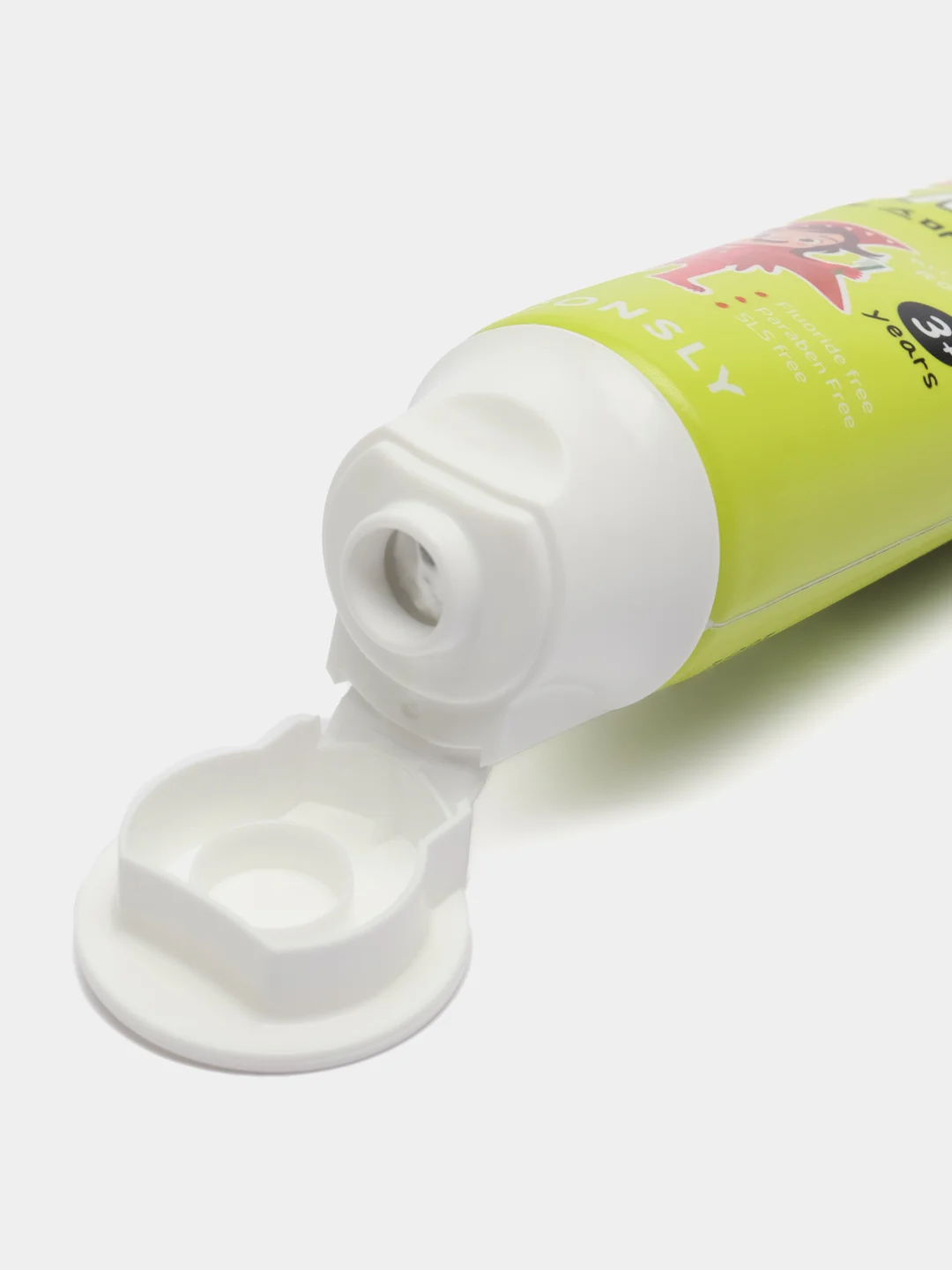 Лайм детская гелевая зубная паста c ксилитом DINOs SMILE Kids Gel Toothpaste CONSLY, 60 г