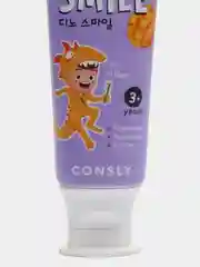 Фиолетовый детская гелевая зубная паста c ксилитом DINOs SMILE Kids Gel Toothpaste CONSLY, 60 г