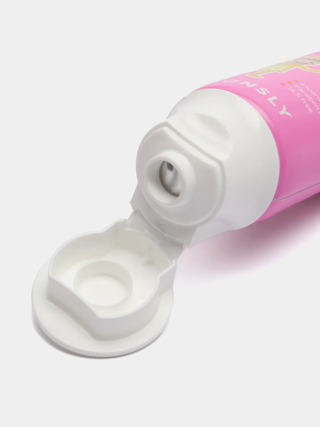 Розовый детская гелевая зубная паста c ксилитом DINOs SMILE Kids Gel Toothpaste CONSLY, 60 г