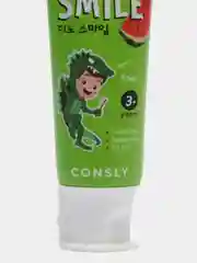 Зеленый детская гелевая зубная паста c ксилитом DINOs SMILE Kids Gel Toothpaste CONSLY, 60 г