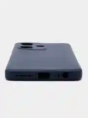 Темно-синий чехол на Infinix Hot 30 / Инфиникс Хот 30, силиконовый, матовый