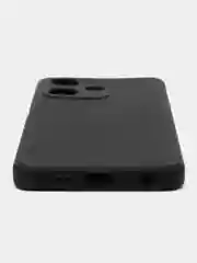 Черный чехол на Infinix Hot 30 / Инфиникс Хот 30, силиконовый, матовый