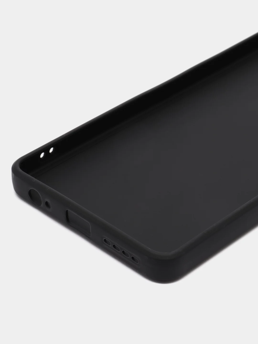 Черный чехол на Infinix Hot 30 / Инфиникс Хот 30, силиконовый, матовый