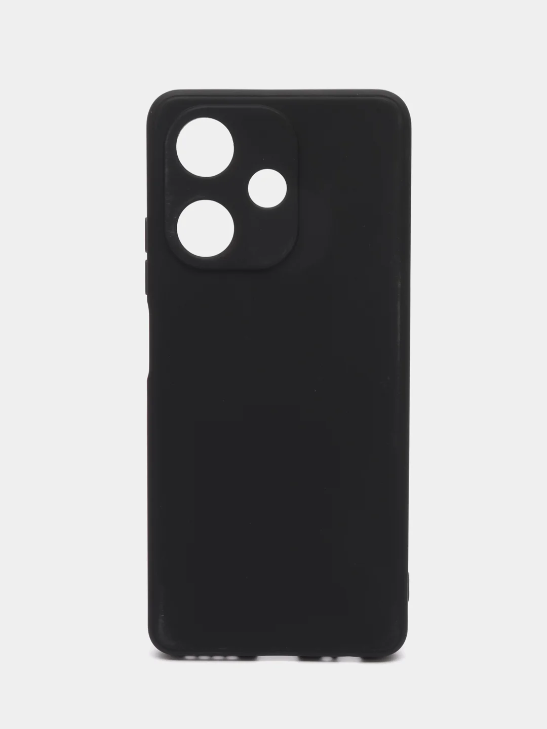 Черный чехол на Infinix Hot 30 / Инфиникс Хот 30, силиконовый, матовый