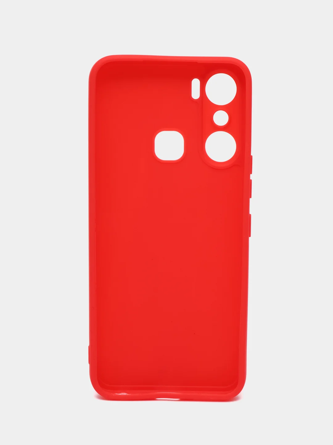 Красный чехол Infinix Hot 12 Pro, Инфиникс Хот 12 Про, силиконовый, матовый