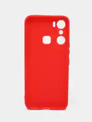 Красный чехол Infinix Hot 12 Pro, Инфиникс Хот 12 Про, силиконовый, матовый