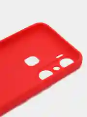 Красный чехол Infinix Hot 12 Pro, Инфиникс Хот 12 Про, силиконовый, матовый