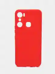 Красный чехол Infinix Hot 12 Pro, Инфиникс Хот 12 Про, силиконовый, матовый