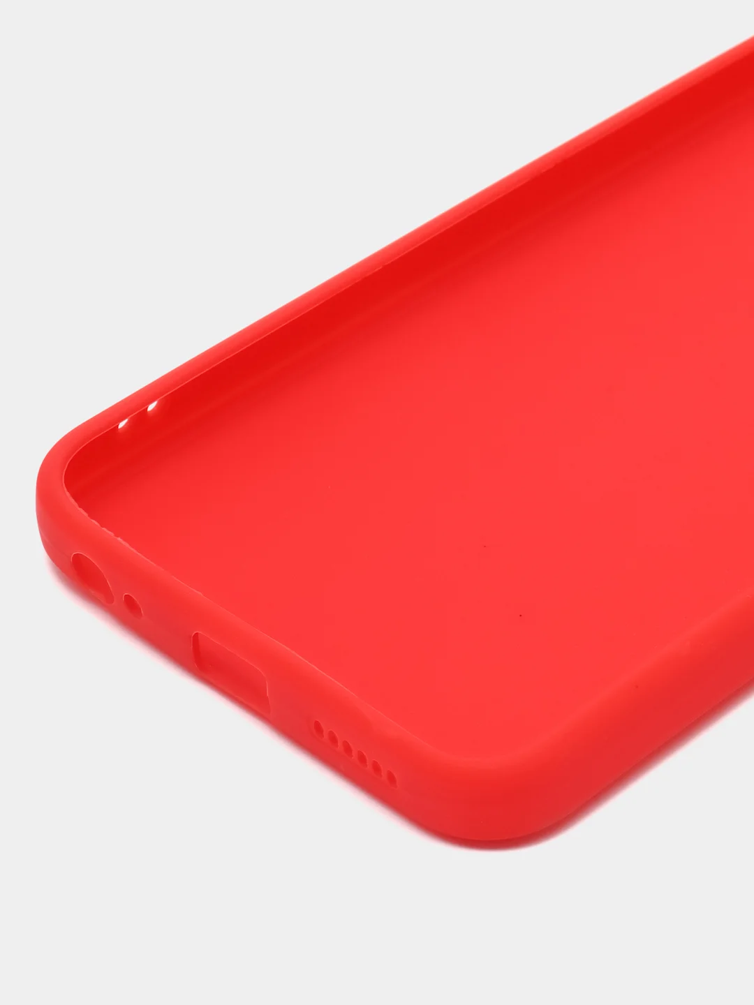 Красный чехол Infinix Hot 12 Pro, Инфиникс Хот 12 Про, силиконовый, матовый