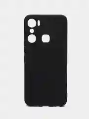 Черный чехол Infinix Hot 12 Pro / Инфиникс Хот 12 Про, черный, силиконовый