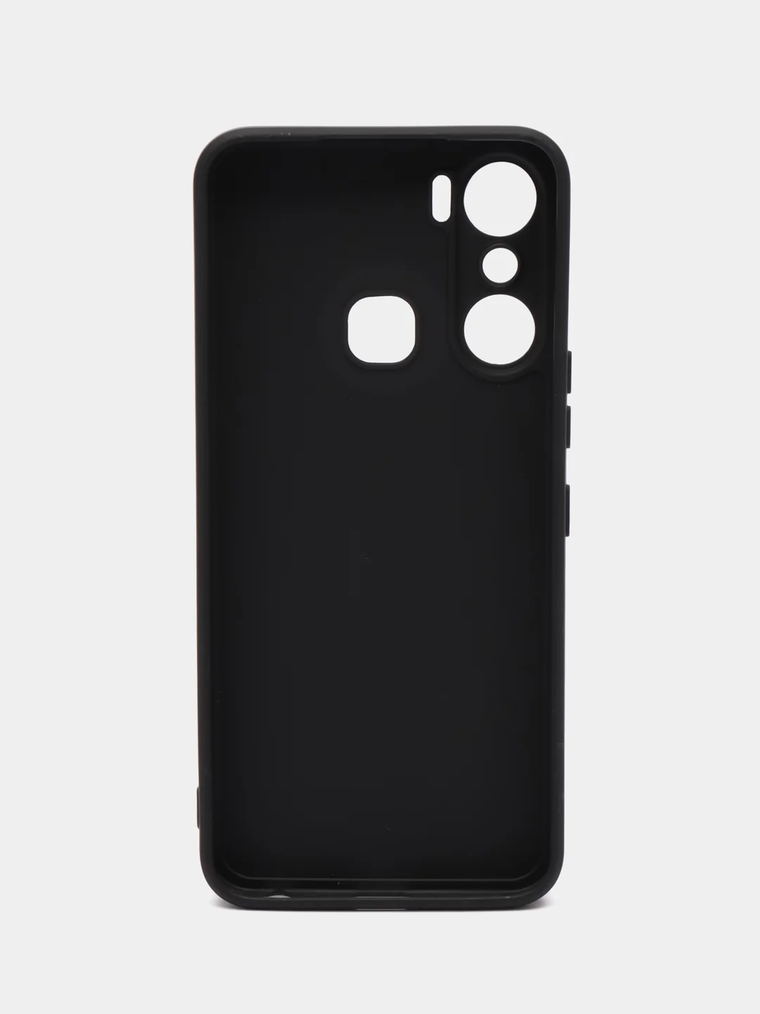 Черный чехол Infinix Hot 12 Pro / Инфиникс Хот 12 Про, черный, силиконовый