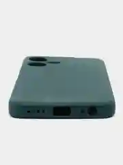 Тёмно-зелёный чехол Tecno Pova Neo 3 / Техно Пова Нео 3, силиконовый, матовый