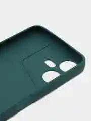Тёмно-зелёный чехол Tecno Pova Neo 3 / Техно Пова Нео 3, силиконовый, матовый