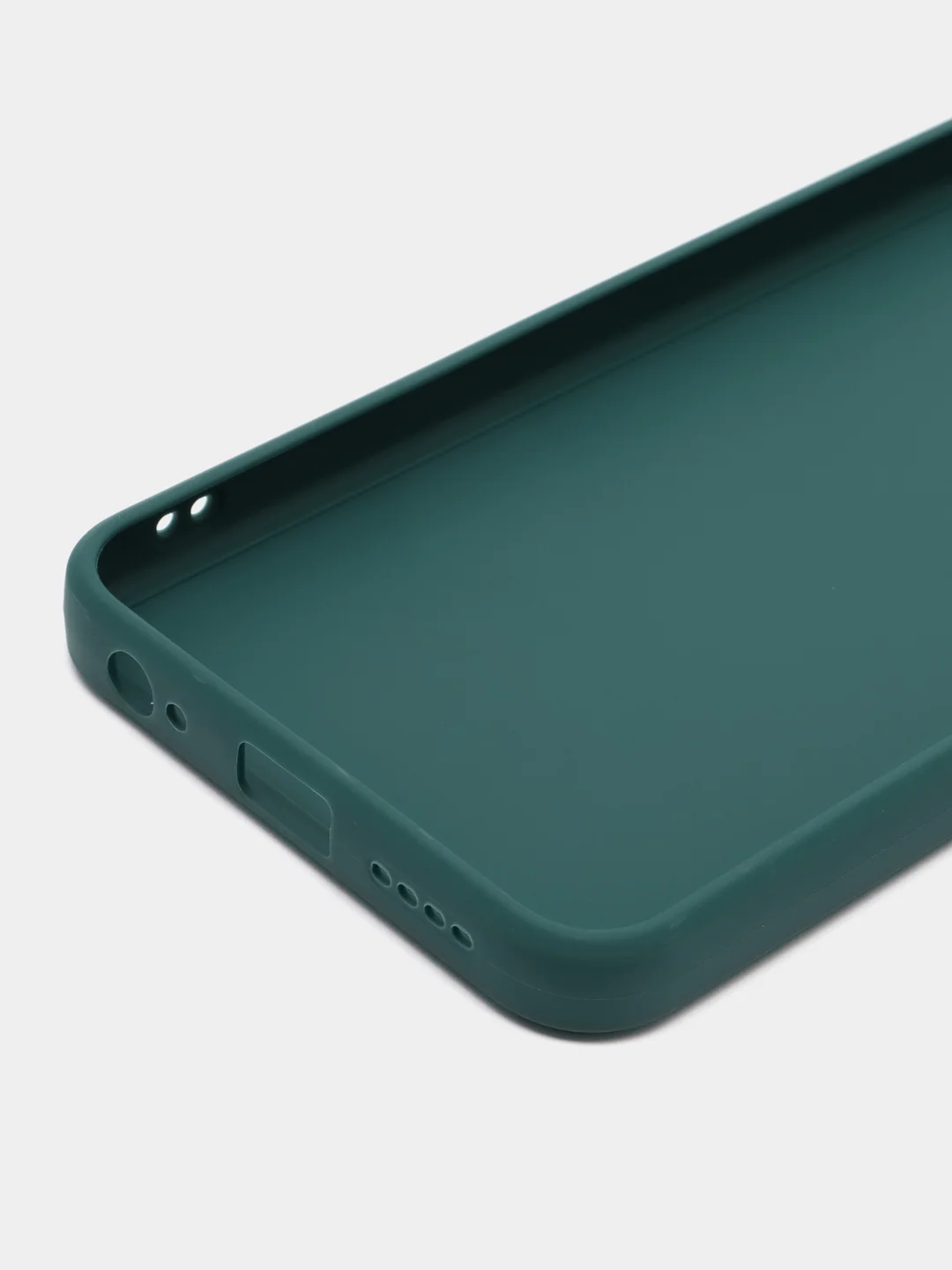Тёмно-зелёный чехол Tecno Pova Neo 3 / Техно Пова Нео 3, силиконовый, матовый