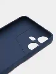 Темно-синий чехол Tecno Pova Neo 3 / Техно Пова Нео 3, силиконовый, матовый