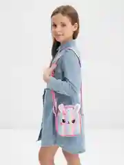 Детская блестящая сумка "Зайчик", 17 х 14 х 6 см