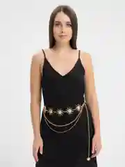 Цепочка на талию, украшение на тело, бодичейн, портупея, солнце