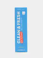 Паста зубная гелевая Clean&Fresh с кальцием и натуральной морской солью Consly, 105 г