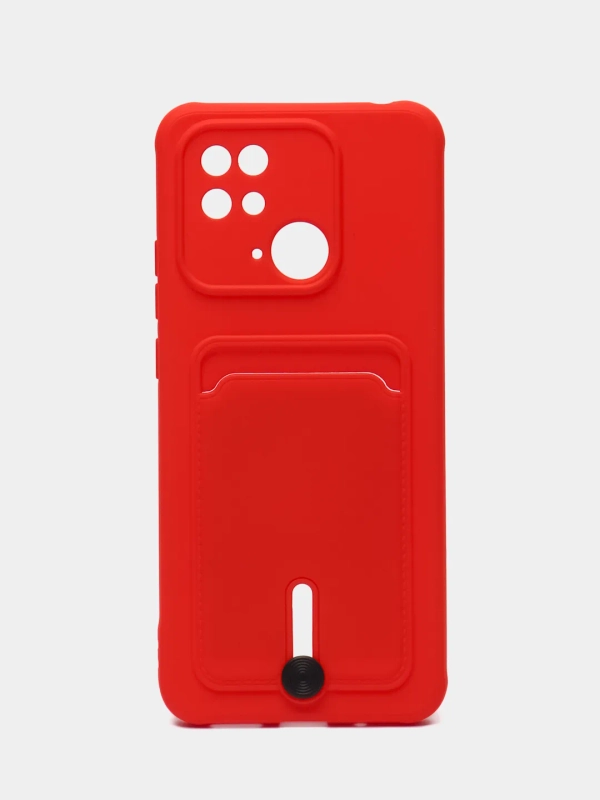 Чехол для Xiaomi Redmi 10C, Poco C40 / Сяоми Редми 10С, Поко С40, с карманом для карт