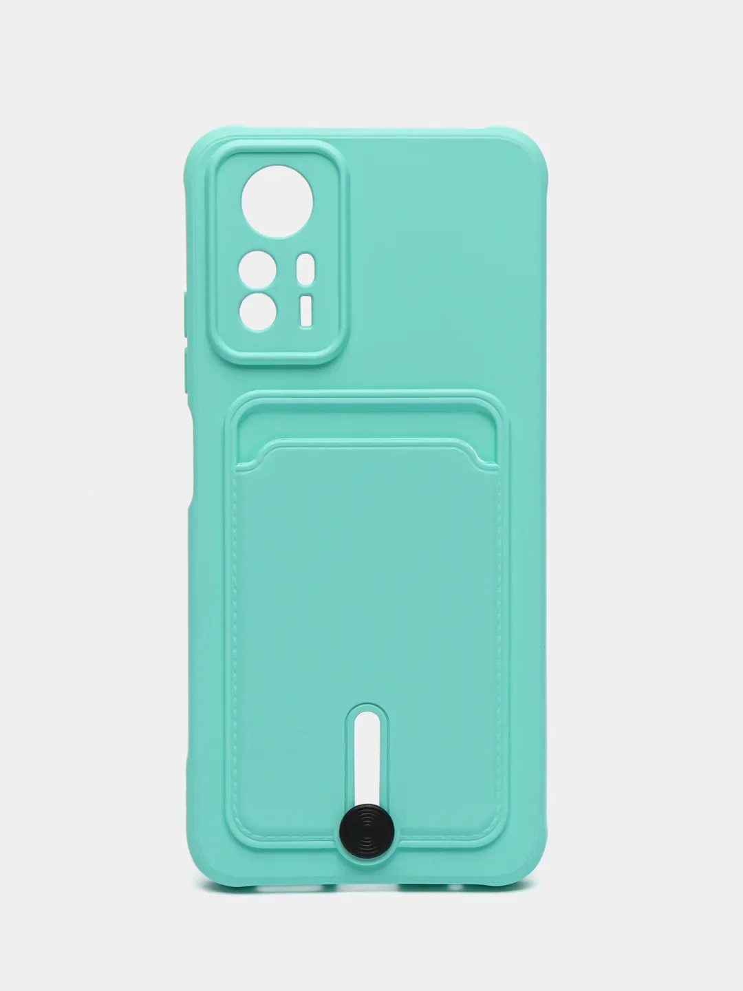 Фуксия чехол для Xiaomi Redmi Note 12S (Сяоми Редми Ноут 12С), с карманом для карт