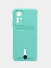 Фуксия чехол для Xiaomi Redmi Note 12S (Сяоми Редми Ноут 12С), с карманом для карт
