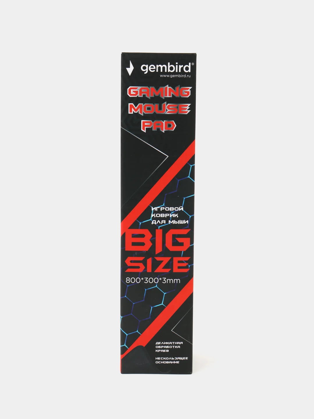 Синий коврик для мыши Gembird, резиновая основа, 80 х 30 см