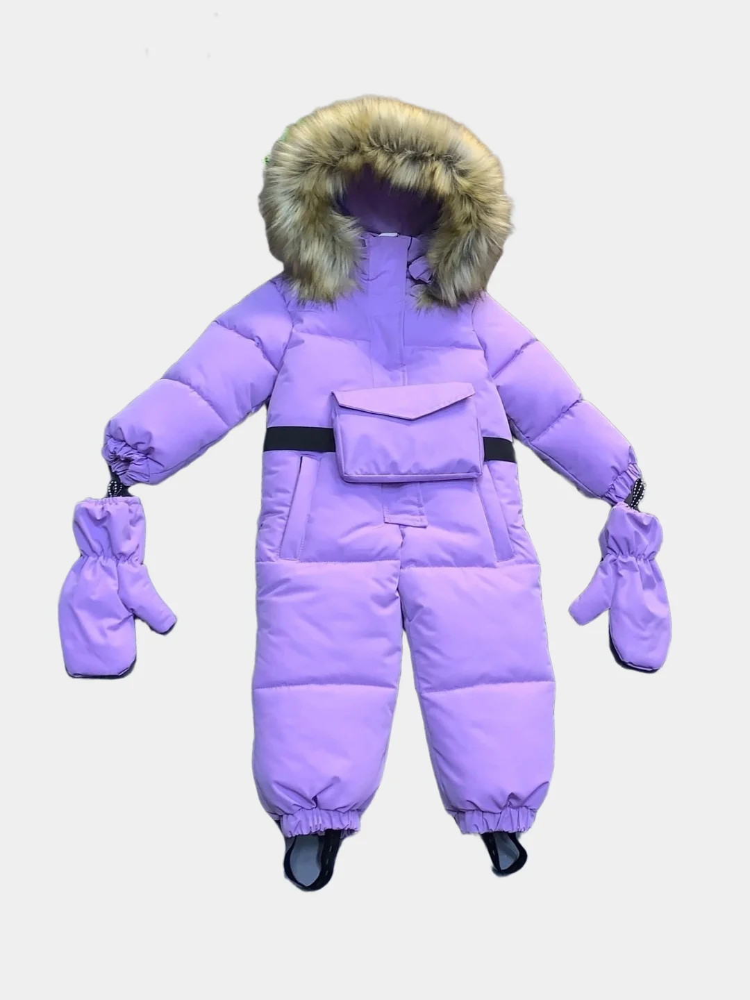 Сиреневый комбинезон