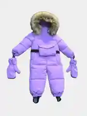 Сиреневый комбинезон