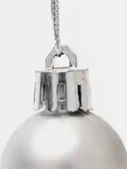 Серебряный елочные игрушки, диаметр 3 см, 24 штуки