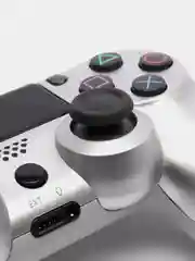 Серебряный геймпад джойстик для PS4, ПК, телефона, беспроводной