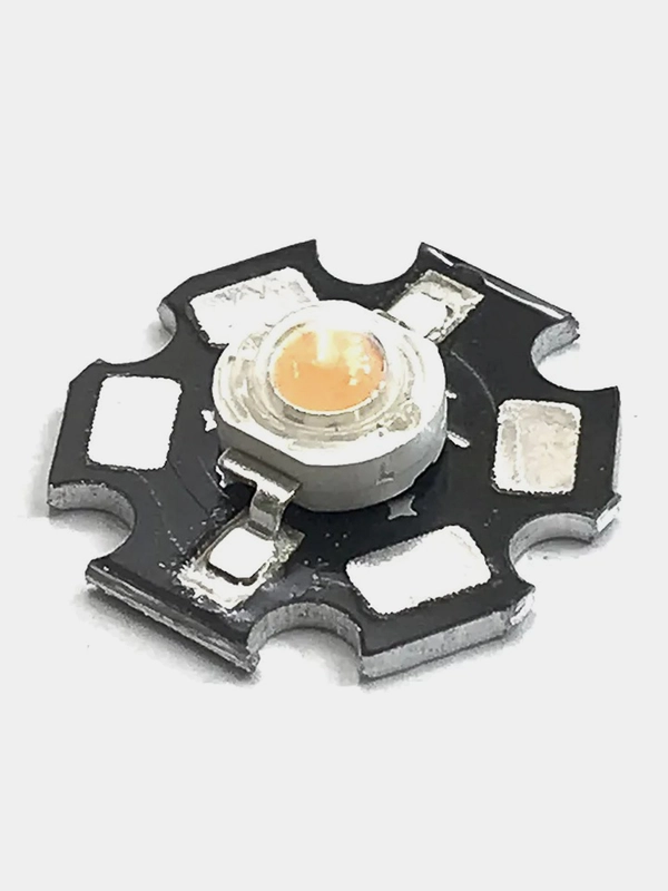 Светодиод фито для растений 3Вт 3WR 3.6v полный спектр 400-840nm на подложке