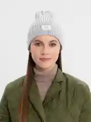 Серый шапка кашемировая
