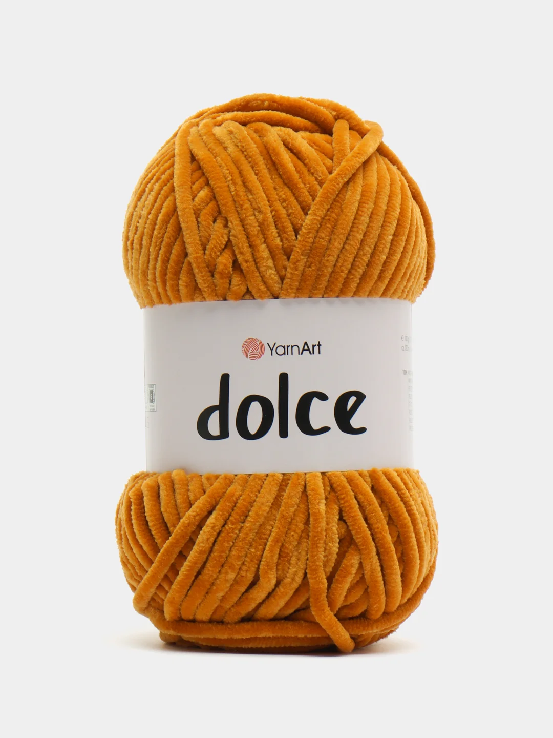 Рыжий пряжа плюшевая YarnArt Dolce (ЯрнАрт Дольче)