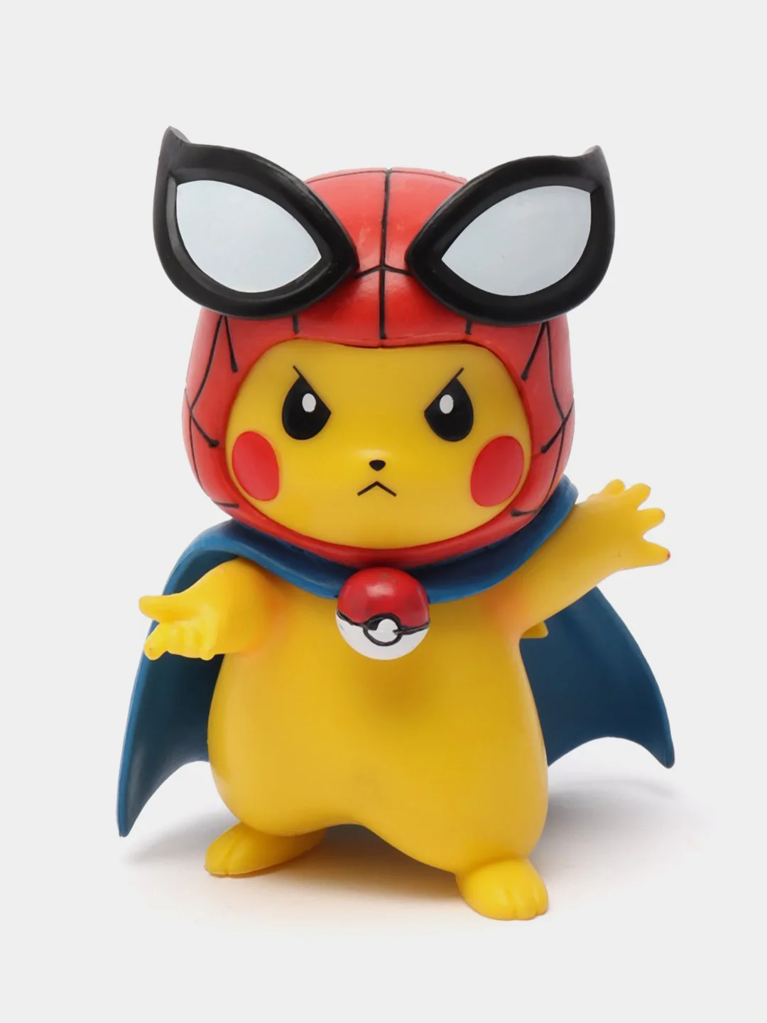 Алый фигурки Pikachu Cosplay (Пикачу Наруто, Дэдпул, Капитан, Железный Человек, Паук) 4 вида