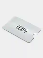 Серебряный чехол для банковских карт АнтиВор RFID