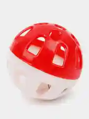 Красный игрушка шарик дразнилка для кошек и собак ,мяч с колокольчиком
