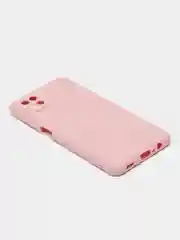 Коралловый меланж чехол Samsung Galaxy A12, M12 (Самсунг Галакси А12, М12), силиконовый, цветной, матовый