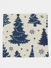 Белый наволочка декоративная, новогодняя, 45*45 см