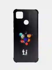 Белый чехол Xiaomi Redmi 9C, Redmi 10A с рисунком, усиленные углы