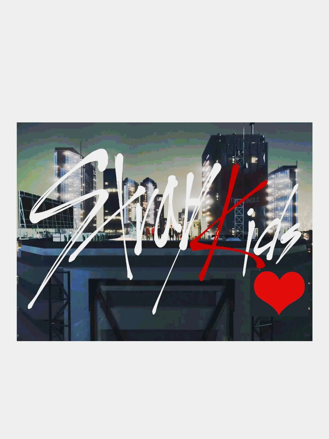 Красный гибкий магнит на холодильник, k-pop StrayKids, BTS
