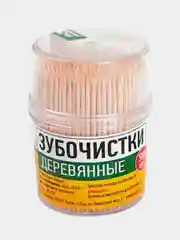 Зубочистки деревянные 500 шт в банке Домашний Сундук