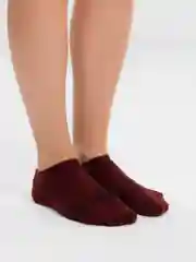 Бордовый носки короткие теплые женские Danni Termo Short
