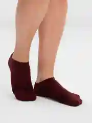 Бордовый носки короткие теплые женские Danni Termo Short