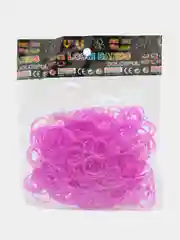 Розовый резинки для плетения Loom Bands 600 шт