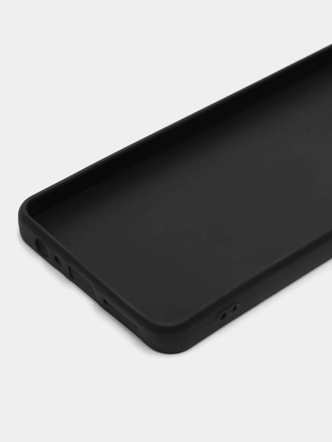 Черный чехол BROSCORP для Infinix Note 30 матовый, силиконовый, тонкий, с покрытием soft-touch