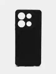 Черный чехол BROSCORP для Infinix Note 30 матовый, силиконовый, тонкий, с покрытием soft-touch